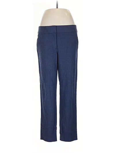 Pre-owned Ann Taylor Loft Dress Pants In Blue