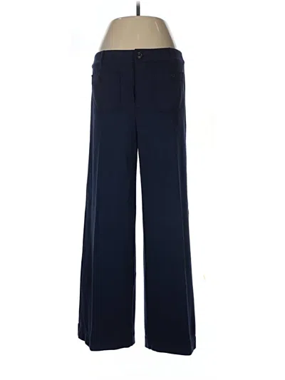 Pre-owned Ann Taylor Loft Dress Pants In Blue