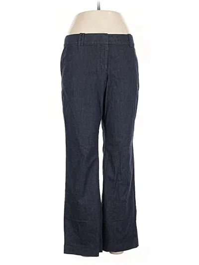 Pre-owned Ann Taylor Loft Dress Pants In Blue