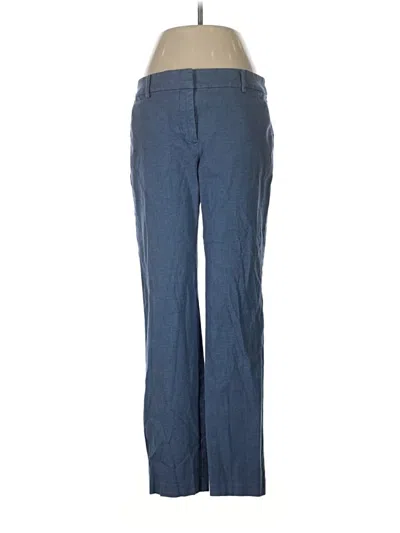 Pre-owned Ann Taylor Loft Dress Pants In Blue