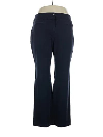 Pre-owned Ann Taylor Loft Dress Pants In Blue