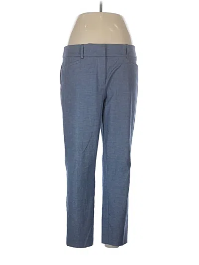 Pre-owned Ann Taylor Loft Dress Pants In Blue