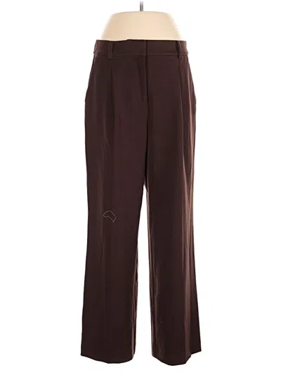 Pre-owned Ann Taylor Loft Dress Pants In Brown