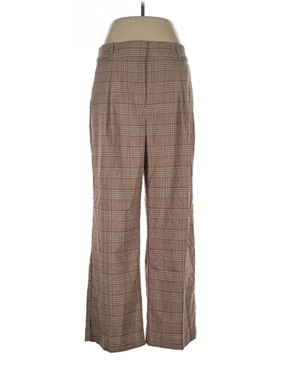 Pre-owned Ann Taylor Loft Dress Pants In Brown
