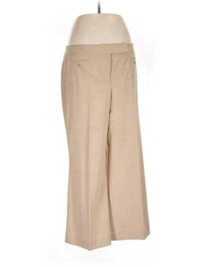 Pre-owned Ann Taylor Loft Dress Pants In Brown