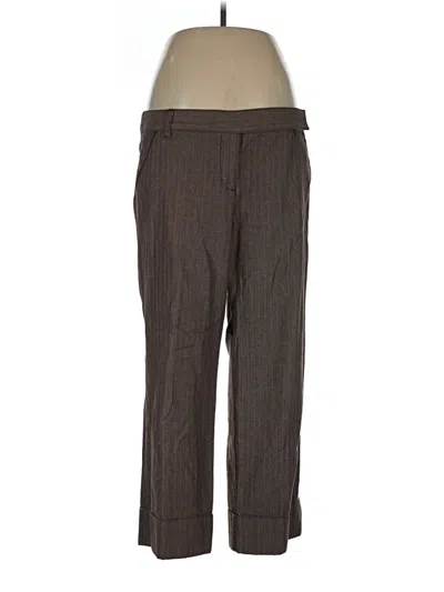 Pre-owned Ann Taylor Loft Dress Pants In Brown