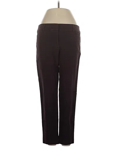 Pre-owned Ann Taylor Loft Dress Pants In Brown