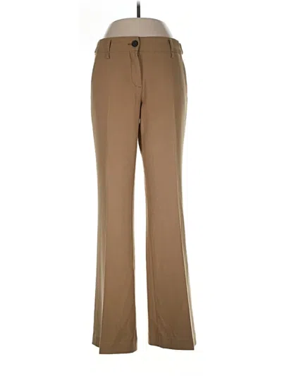 Pre-owned Ann Taylor Loft Dress Pants In Brown