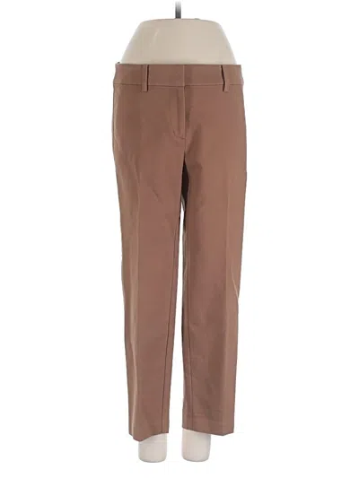 Pre-owned Ann Taylor Loft Dress Pants In Brown