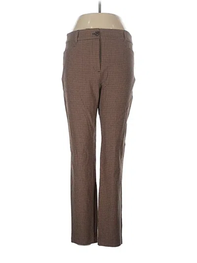 Pre-owned Ann Taylor Loft Dress Pants In Brown