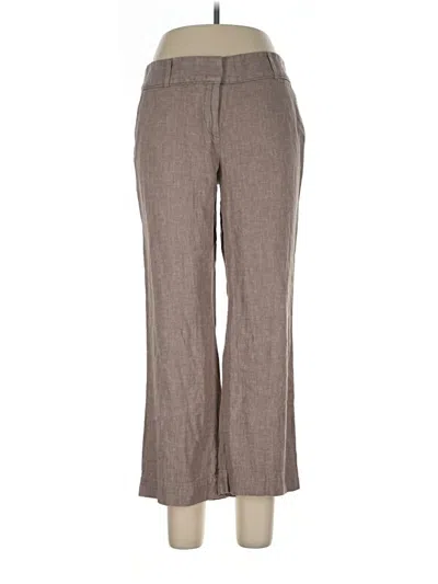 Pre-owned Ann Taylor Loft Dress Pants In Brown