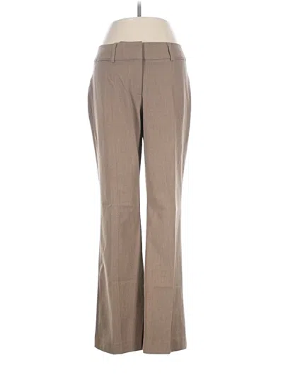 Pre-owned Ann Taylor Loft Dress Pants In Brown
