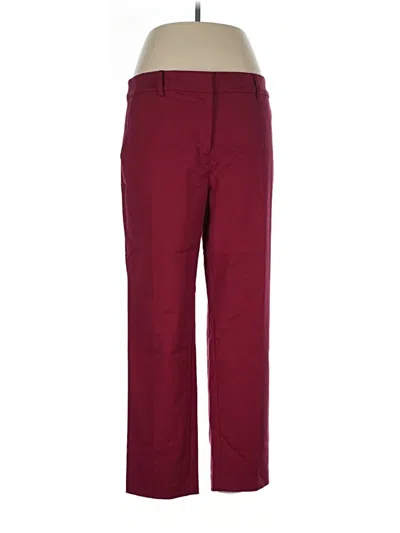 Ann Taylor Loft Dress Pants In Burgundy
