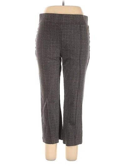 Pre-owned Ann Taylor Loft Dress Pants In Gray