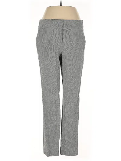 Pre-owned Ann Taylor Loft Dress Pants In Gray
