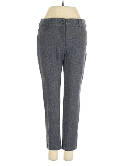 Pre-owned Ann Taylor Loft Dress Pants In Gray