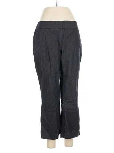 Pre-owned Ann Taylor Loft Dress Pants In Gray