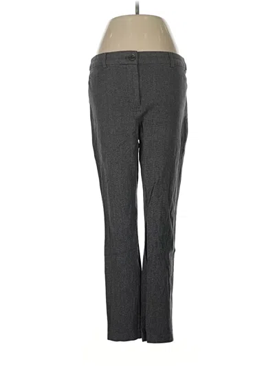 Pre-owned Ann Taylor Loft Dress Pants In Gray