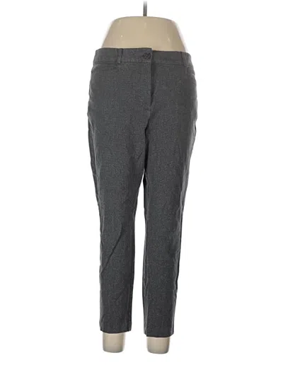 Pre-owned Ann Taylor Loft Dress Pants In Gray
