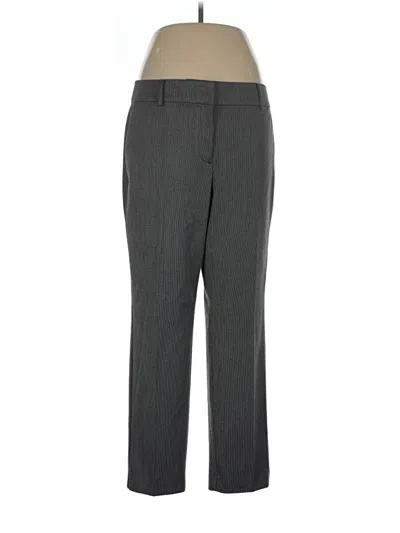 Pre-owned Ann Taylor Loft Dress Pants In Gray