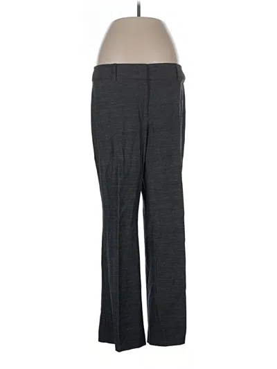 Pre-owned Ann Taylor Loft Dress Pants In Gray