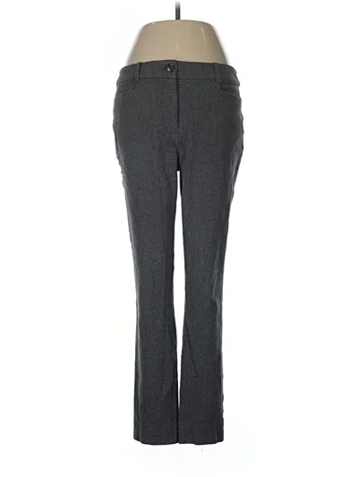 Pre-owned Ann Taylor Loft Dress Pants In Gray