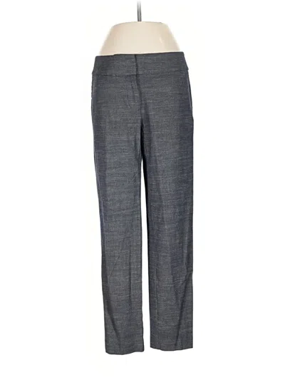 Pre-owned Ann Taylor Loft Dress Pants In Gray