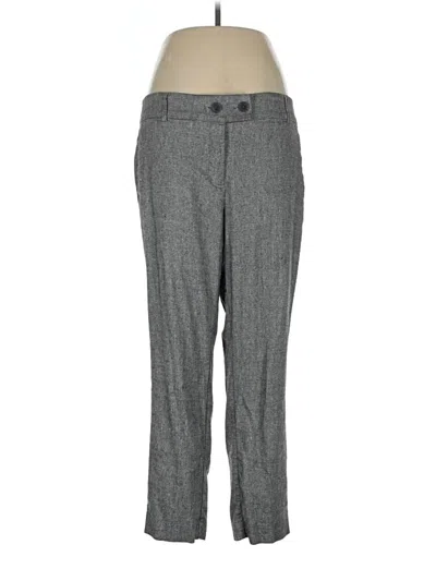 Pre-owned Ann Taylor Loft Dress Pants In Gray