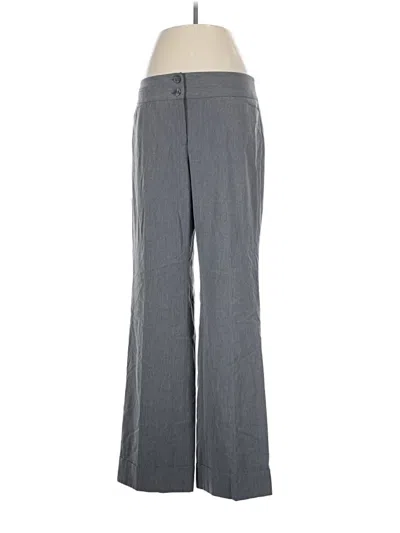 Pre-owned Ann Taylor Loft Dress Pants In Gray