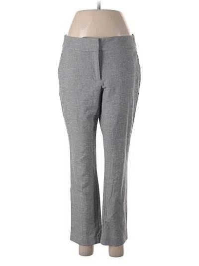 Pre-owned Ann Taylor Loft Dress Pants In Gray