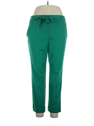 Pre-owned Ann Taylor Loft Dress Pants In Green