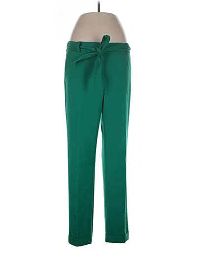 Pre-owned Ann Taylor Loft Dress Pants In Green