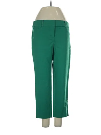 Pre-owned Ann Taylor Loft Dress Pants In Green
