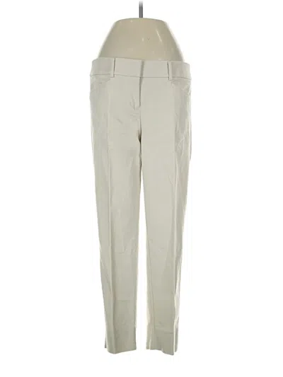 Pre-owned Ann Taylor Loft Dress Pants In Ivory