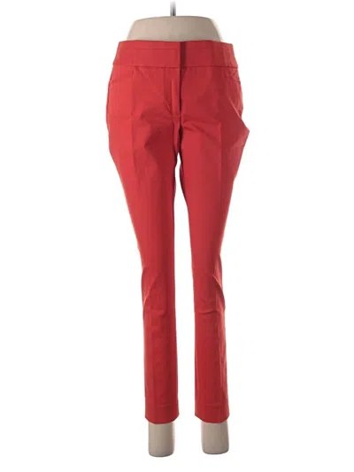 Pre-owned Ann Taylor Loft Dress Pants In Red
