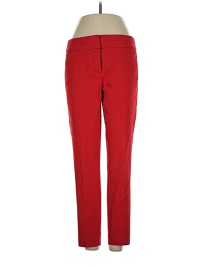 Pre-owned Ann Taylor Loft Dress Pants In Red