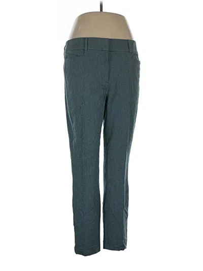 Pre-owned Ann Taylor Loft Dress Pants In Teal