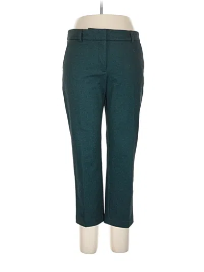 Pre-owned Ann Taylor Loft Dress Pants In Teal