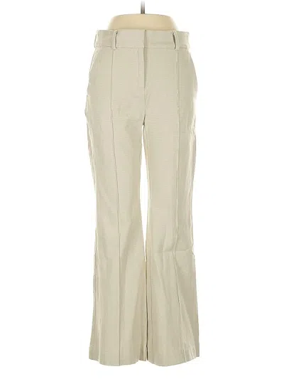 Pre-owned Ann Taylor Loft Dress Pants In White