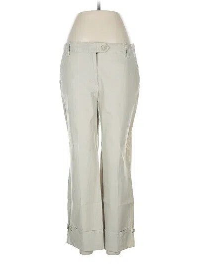 Pre-owned Ann Taylor Loft Dress Pants In White