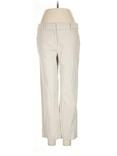 Pre-owned Ann Taylor Loft Dress Pants In White
