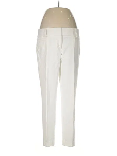 Pre-owned Ann Taylor Loft Dress Pants In White