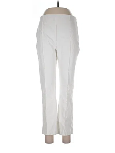 Pre-owned Ann Taylor Loft Dress Pants In White