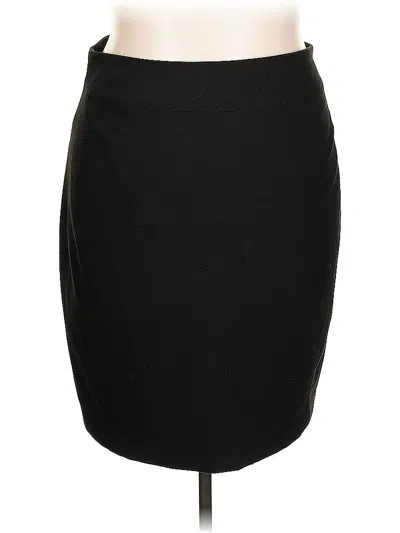 Pre-owned Ann Taylor Loft Formal Skirt In Black