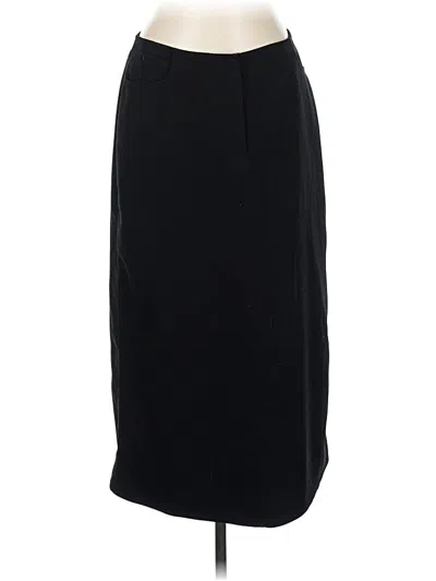 Pre-owned Ann Taylor Loft Formal Skirt In Black