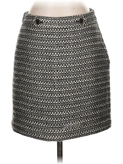 Pre-owned Ann Taylor Loft Formal Skirt In Black