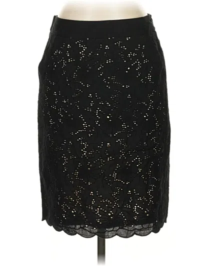 Pre-owned Ann Taylor Loft Formal Skirt In Black