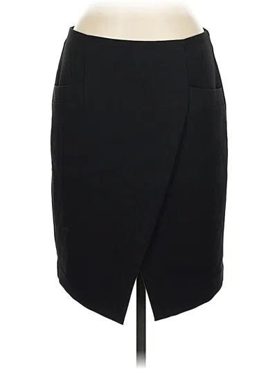 Pre-owned Ann Taylor Loft Formal Skirt In Black