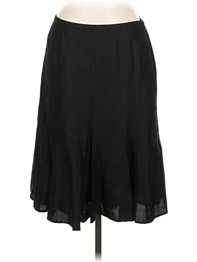 Pre-owned Ann Taylor Loft Formal Skirt In Black