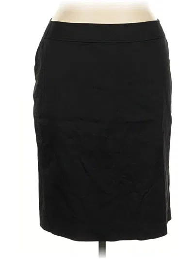 Pre-owned Ann Taylor Loft Formal Skirt In Black